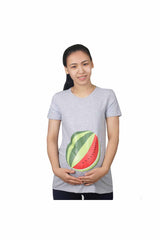 Mummy's Baby Karpuz Desenli Hamile Tshirt
