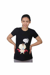 Mummy's Baby Mommy Fat Desenli Hamile Tshirt