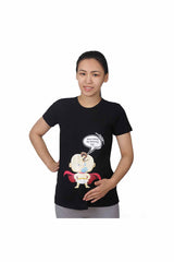 Mummy's Baby Mommy Fat Desenli Hamile Tshirt