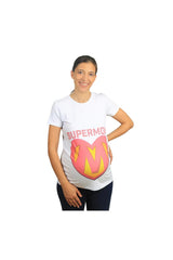 Mummy's Baby Süpermom Desenli Hamile Tshirt