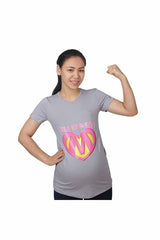 Mummy's Baby Süpermom Desenli Hamile Tshirt