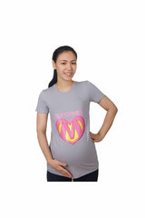 Mummy's Baby Süpermom Desenli Hamile Tshirt