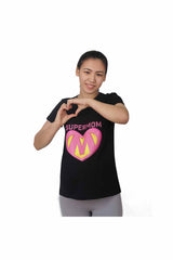 Mummy's Baby Süpermom Desenli Hamile Tshirt