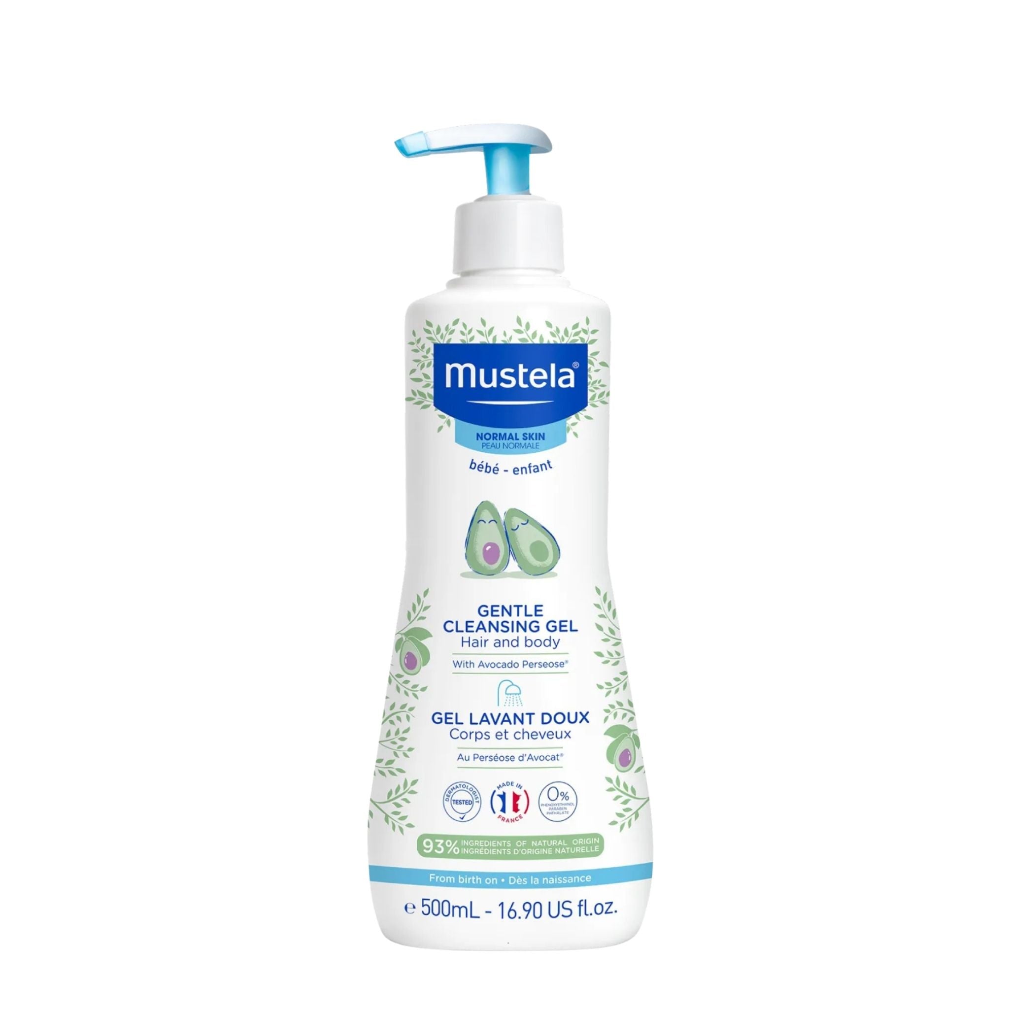 Mustela Gentle Cleansing Yenidoğan Bebek Saç Ve Vücut Şampuanı 500ml