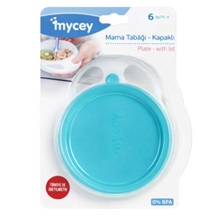 Mycey Kapaklı Mama Tabağı - Welcome Baby