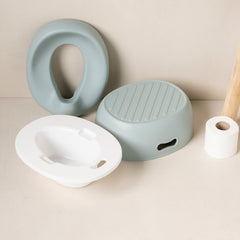 Nattou Potty Care 3 in 1 Lazımlık Oturak ve Tuvalet Adaptörü Yeşil