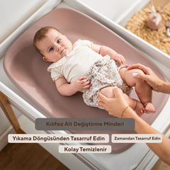 Nattou Softy Alt Değiştirme Minderi 70x50cm Pembe