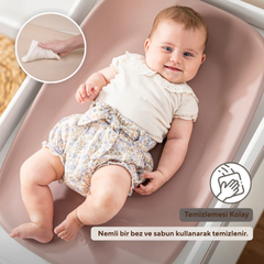 Nattou Softy Alt Değiştirme Minderi 70x50cm Pembe