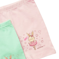 Natuline 2'li Kız Çocuk Likralı Boxer