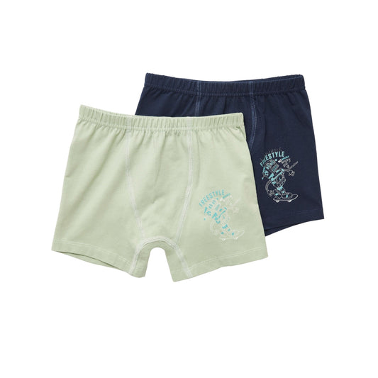 Natuline 2'li Erkek Çocuk Likralı Boxer