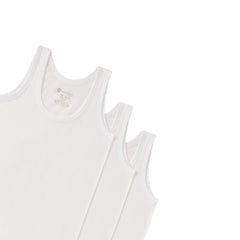 Natuline 3'lü Organik Pamuk Erkek Çocuk Penye Atlet