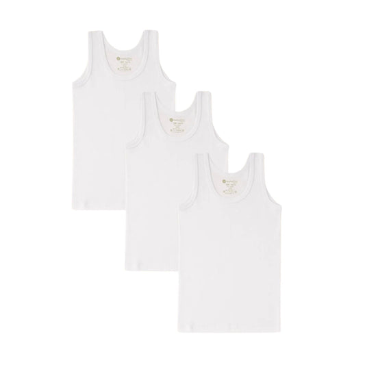 Natuline 3'lü Erkek Çocuk Ribana Atlet