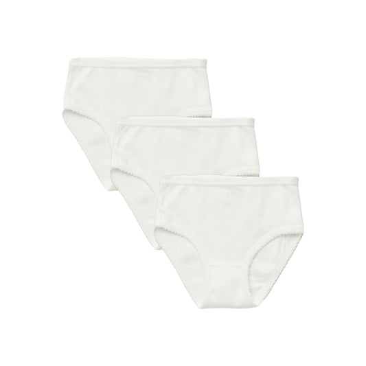 Natuline 3'lü Kız Çocuk Ribana Kroşatalı Külot