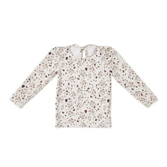 Nuuroo Anne UV Korumalı Kız Uzun Kollu Mayo Tişört Çiçekli