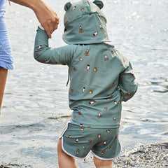 Nuuroo Kris UV Korumalı Erkek Uzun Kollu Mayo Tişört Uzay