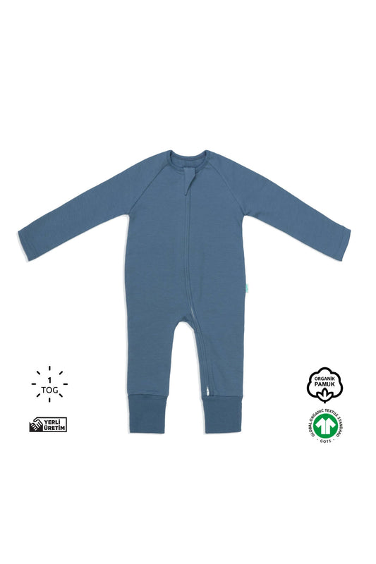 Zuppers Organik Pamuk Çocuk Ayaklı Uyku Tulumu