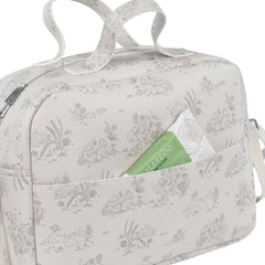 Pasito A Pasito Toile de Jouy Bebek Bakım Çantası Cream