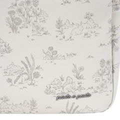 Pasito A Pasito Toile de Jouy Bebek Bakım Çantası Cream