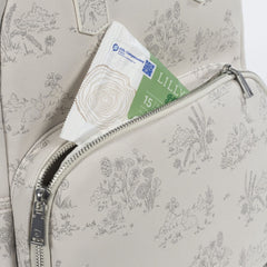 Pasito A Pasito Toile de Jouy Bebek Bakım Sırt Çantası Cream