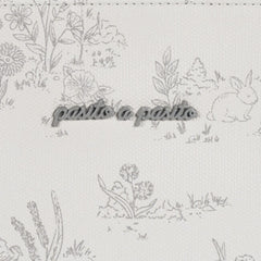 Pasito A Pasito Toile de Jouy Crossbody Bebek Bakım Çantası Cream