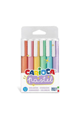 Carioca Pastel Renkler İşaretleme Kalemi 6'lı