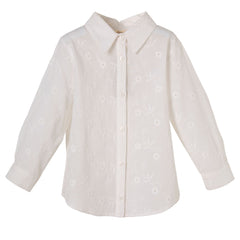 Patique Beyaz Brode Gömlek