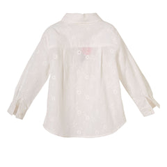 Patique Beyaz Brode Gömlek