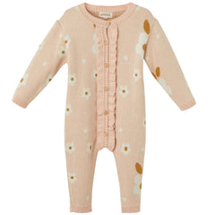 Patique Çiçek Desenli Fırfırlı Tulum