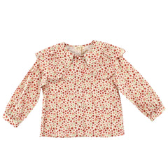 Patique Çiçek Yakalı Gömlek