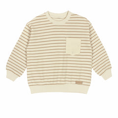 Patique Çizgili Sweatshirt