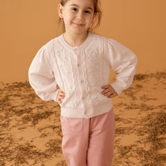 Patique Denim Pantolon Pembe