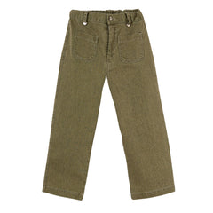 Patique Denim Pantolon Yeşil