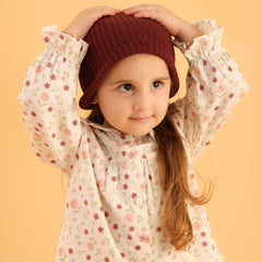 Patique Desenli Büzgülü Gömlek