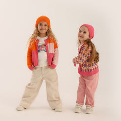 Patique Gabardin Renkli Dikişli Pantolon