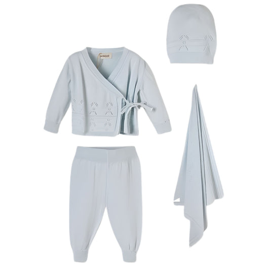 Patique Kruvaze Takım Mavi