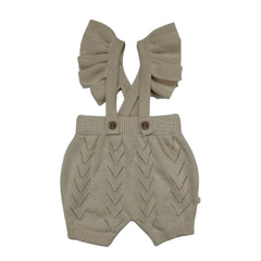 Patique Organik Pamuk Triko Fırfırlı Salopet