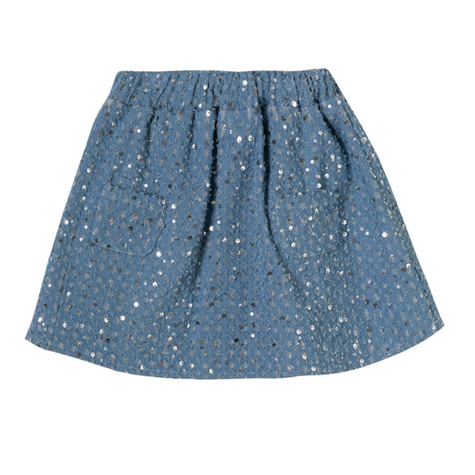 Patique Payetli Denim Etek