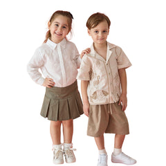 Patique Pileli Dokuma Etek