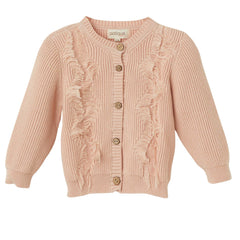 Patique Pembe Püskül Detaylı Hırka