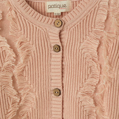 Patique Pembe Püskül Detaylı Hırka