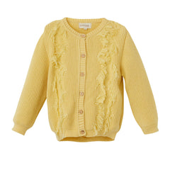 Patique Sarı Püskül Detaylı Hırka