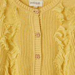 Patique Sarı Püskül Detaylı Hırka