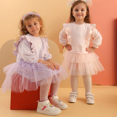 Patique Tütülü Sweat Elbise