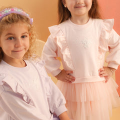 Patique Tütülü Sweat Elbise