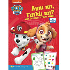 Beta Kids Paw Patrol Aynı Mı Farklı Mı Okul Öncesi Alıştırma Kitabı