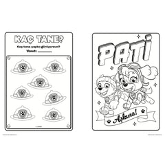 Beta Kids Paw Patrol Yavru Köpeklerle Köpteşem Maceralar Boyama Kitabı