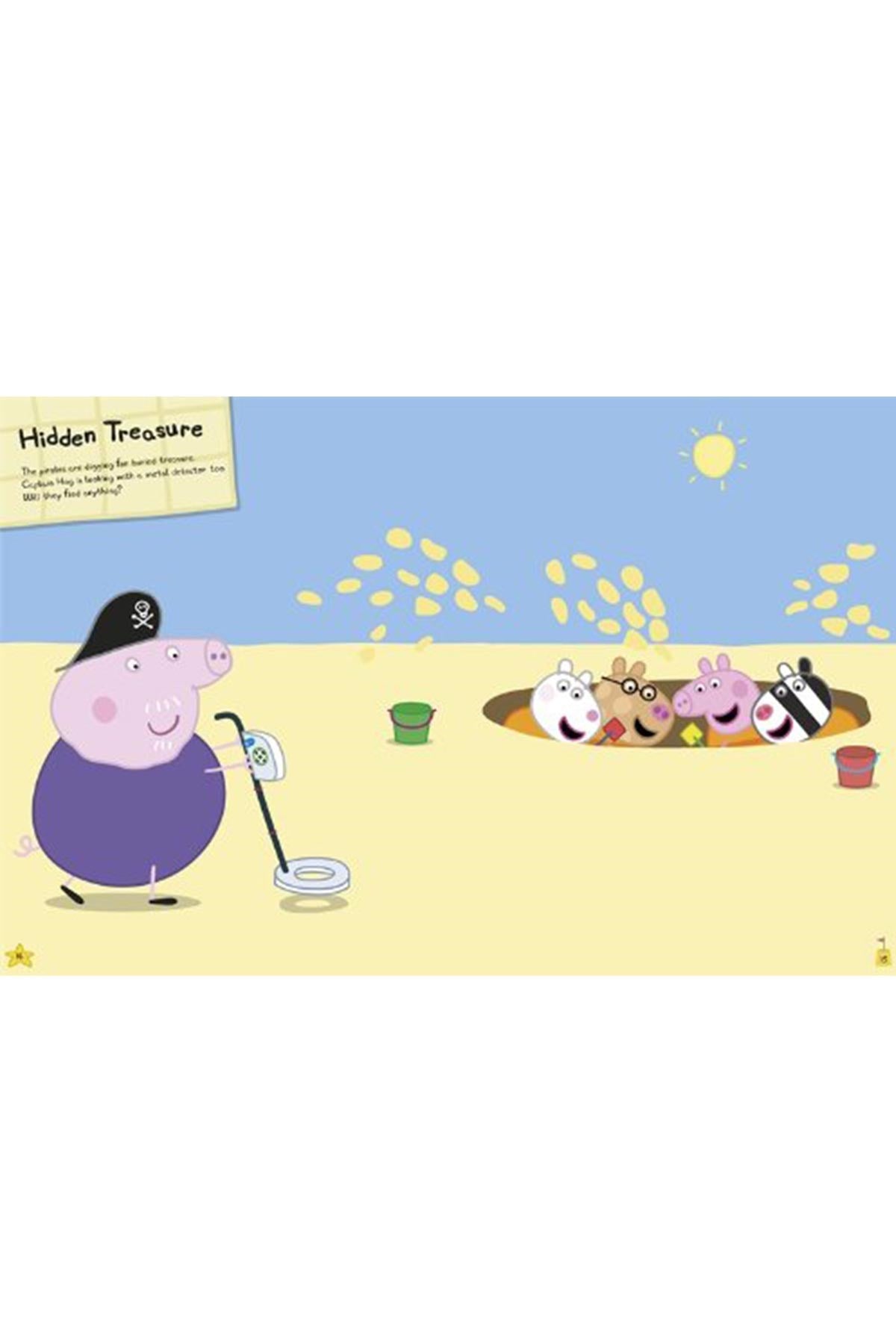 Peppa Pig: Treasure Hunt sticker book - Welcome Baby
