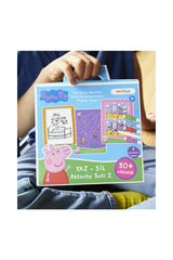 Moritoys Peppa Pig Yaz Sil Aktivite Seti 2: Dikkat & Konsantrasyon, Problem Çözme ve İnce Motor Becerileri