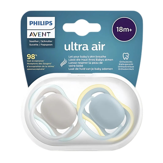Philips Avent Ultra Air 2'li Silikon Emzik 18+ Ay
