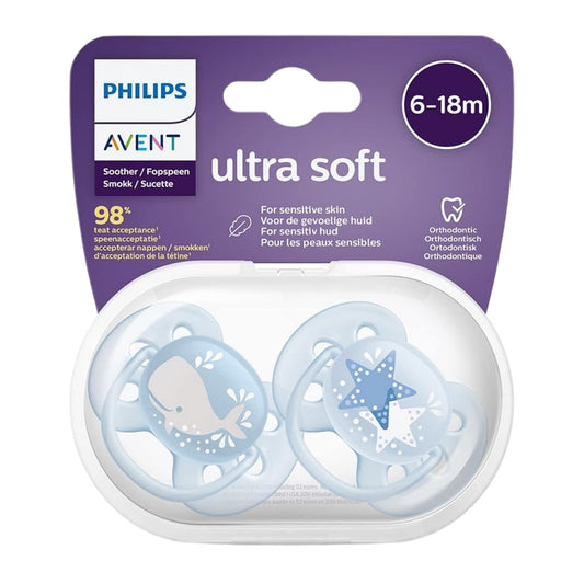 Philips Avent Ultra Soft Emzik 6-18 Ay Erkek